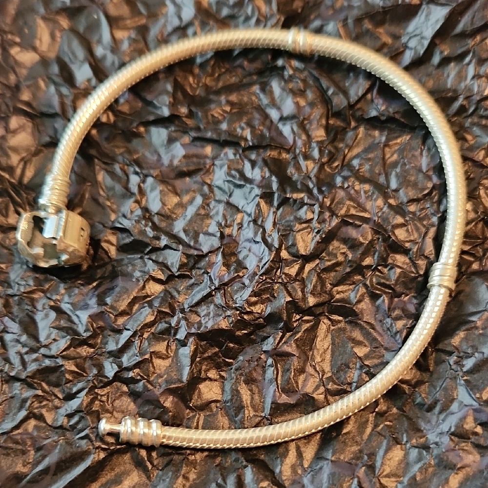 Pandora Silver Classic Bangle Bracelet - Picture 3 of 5